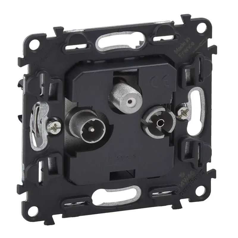 Gyors szállítás Legrand Valena InMatic TV-Rádió-SAT csatlakozóaljzat mechanizmus, 10 dB (Legrand 753064)