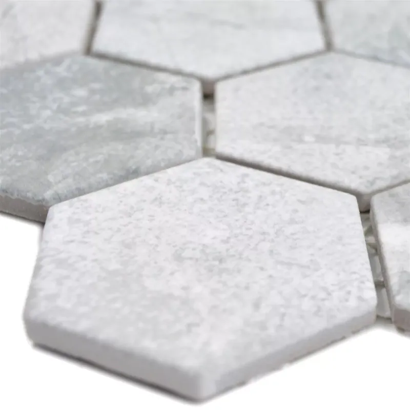 Minta tól től Kerámia Mozaik Comtessa Hatszög Cement Megjelenés Világos Szürke Különleges ajánlat
