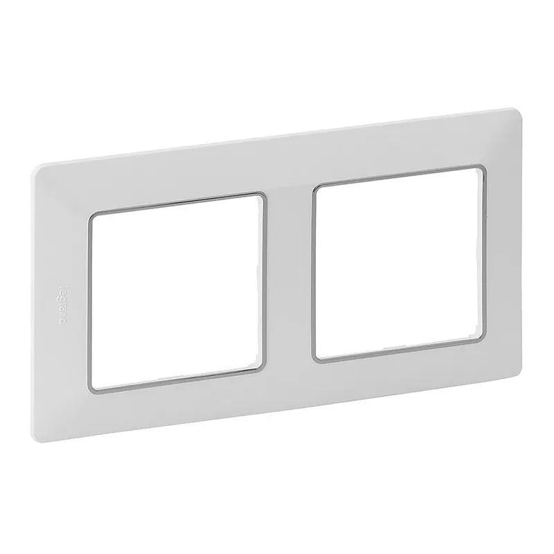 Legrand Valena Life kettős keret fehér–króm (Legrand 754032) Biztonságos fizetés
