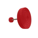 BÚTORGOMB MŰANYAG D52mm PIROS RETRO MAGYAR K6 Akció