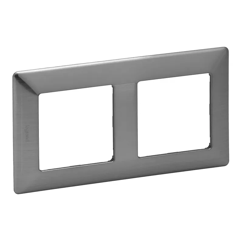 Csak ma Legrand Valena Life kettős keret Inox dekor (Legrand 754152)