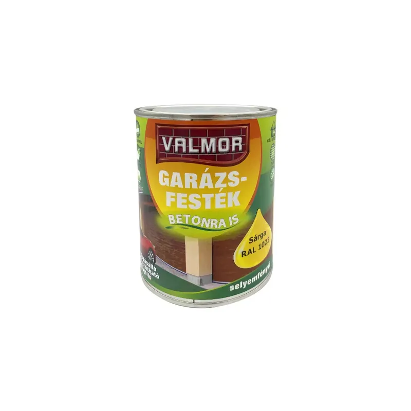 Kihagyhatatlan ajánlat VALMOR Garázsfesték sárga RAL 1023 0,75l