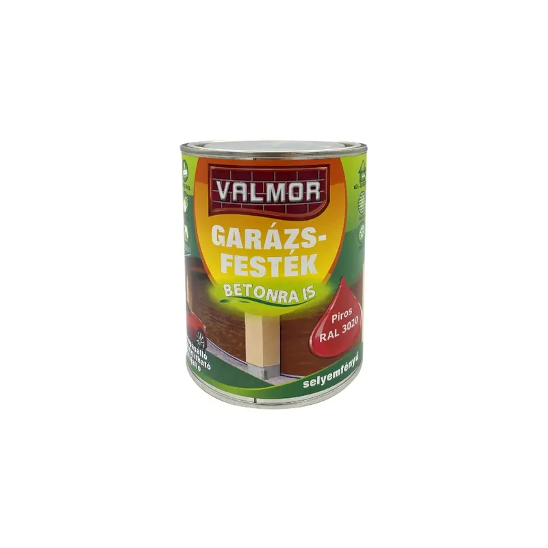 VALMOR Garázsfesték piros RAL 3020 0,75l Ajánlat