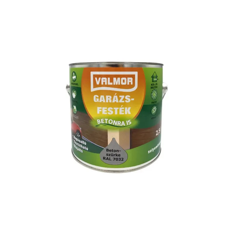 Olcsó VALMOR Garázsfesték betonszürke RAL 7032 2,5l