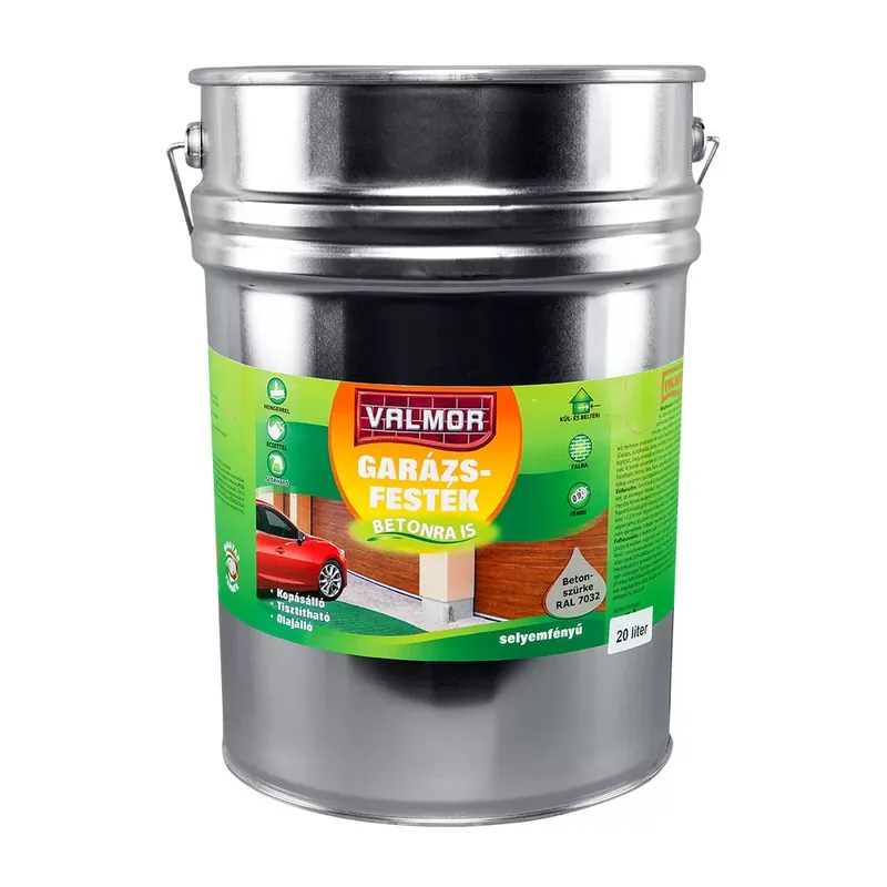 VALMOR Garázsfesték betonszürke RAL 7032 20l Outlet