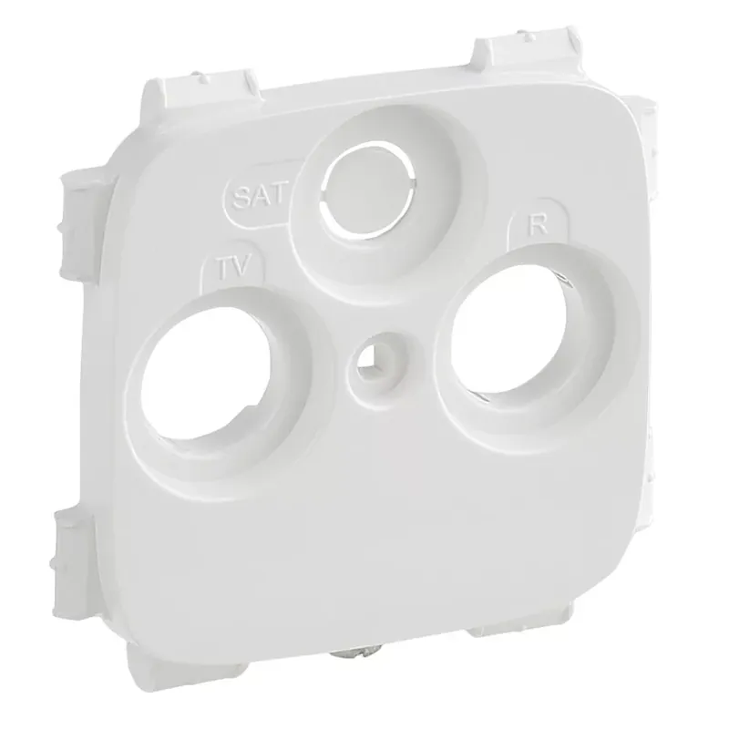 Olcsóbb Legrand Valena Allure TV-RD-SAT aljzat burkolat (30 mm), Fehér (Legrand 754805)
