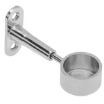 Kedvezményes ár MÁNDLIRÚDTARTÓ KÖZÉPSŐ D25mm CSILLOGÓ KRÓM KEREK ZÁRT GTV MR-WP-011-01