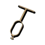 Utolsó esély AMIG 8/3421 DARABRA MÁNDLIRÚDTARTÓ KÖZÉPSŐ 30*15mm BRONZ OVÁL ANTIK CSŐHÖZ