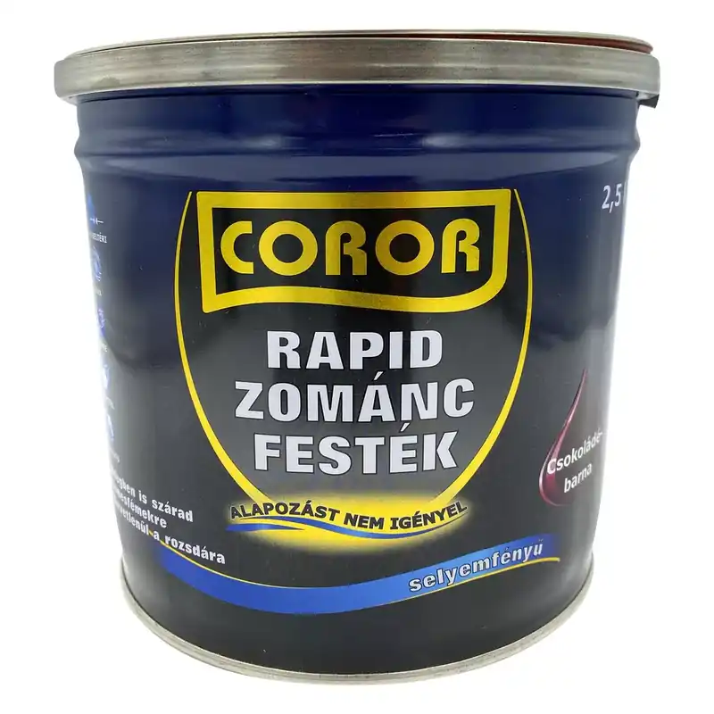 Coror Rapid Zománcfesték csokoládébarna 2,5l Alacsony ár