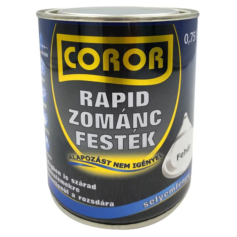 Coror Rapid Zománcfesték fehér 0,75l Újdonság