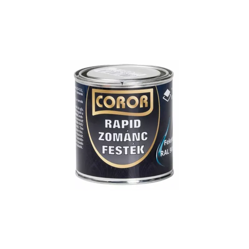 Coror Rapid Zománcfesték fekete RAL 9005 0,25l Vedd meg online