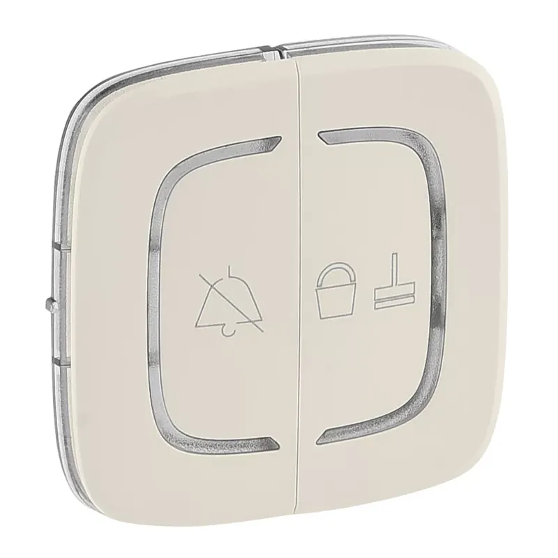 Akciós ár Legrand MyHome (Valena Allure) “Ne zavarjanak” és “Takarítást kérek” burkolatok kat. szám 0 675 93 vezérlő mechanizmushoz, elefántcsont (Legrand 754934)