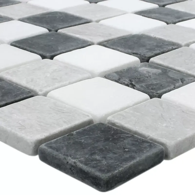 Minta tól től Mozaik Csempe Neutro Botticino Grey Mix Kiárusítás