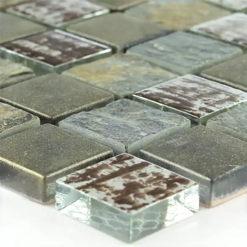 Minta tól től Mozaik Csempe Kvarcit Üveg Rozsda Biztonságos fizetés