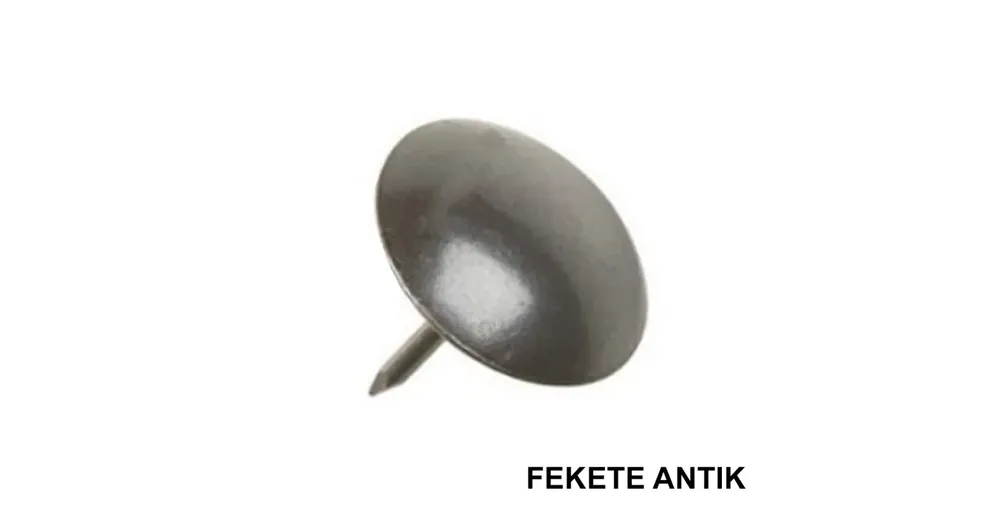 KÁRPITOS DÍSZSZ.FEKETE ANTIK 12,7mm HOSSZÚ D9,5 FEJ HEIMANN 100/3 Utolsó esély
