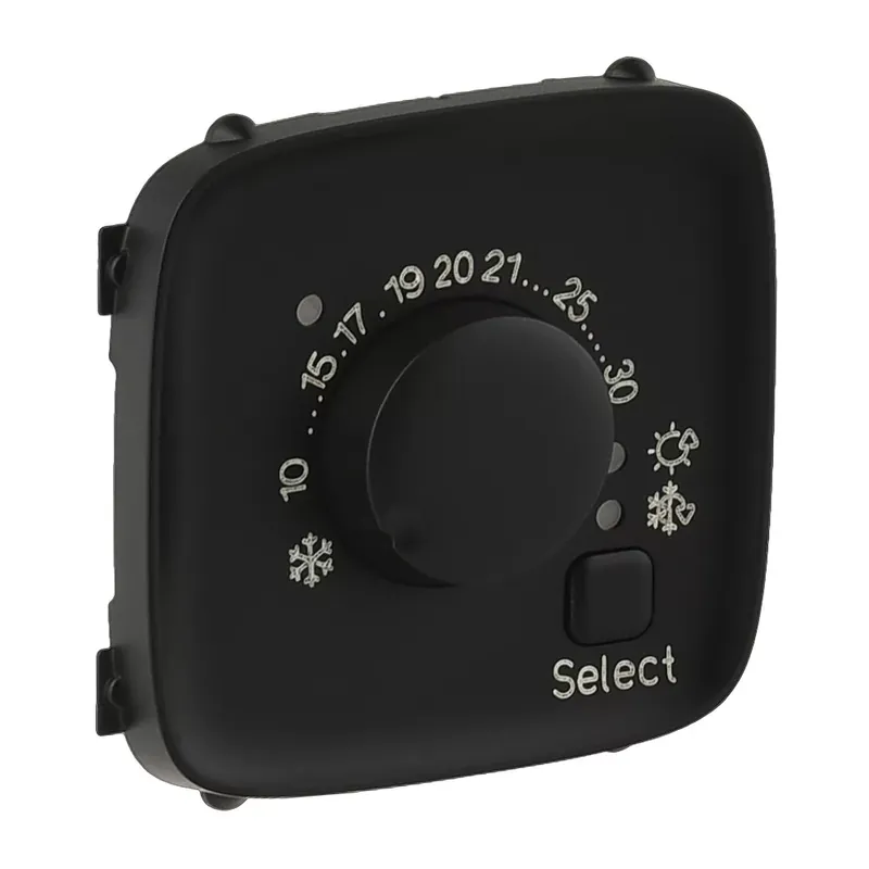 Legrand Valena Allure Elektronikus termosztát burkolat, Fekete (Legrand 755318) Vedd meg most