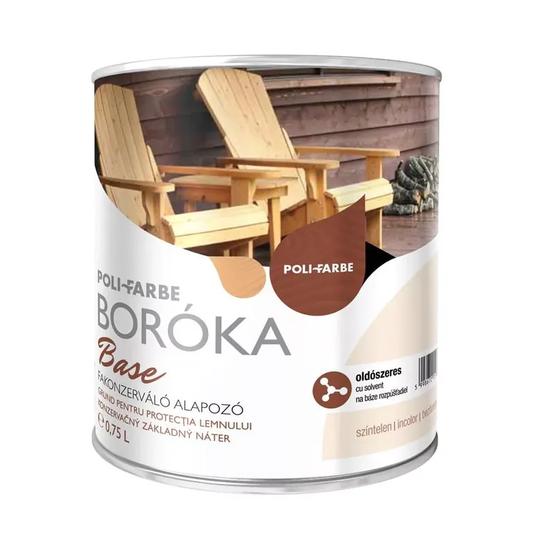 Poli-Farbe Boróka base 0,75 l fakonzerváló alapozó Olcsó