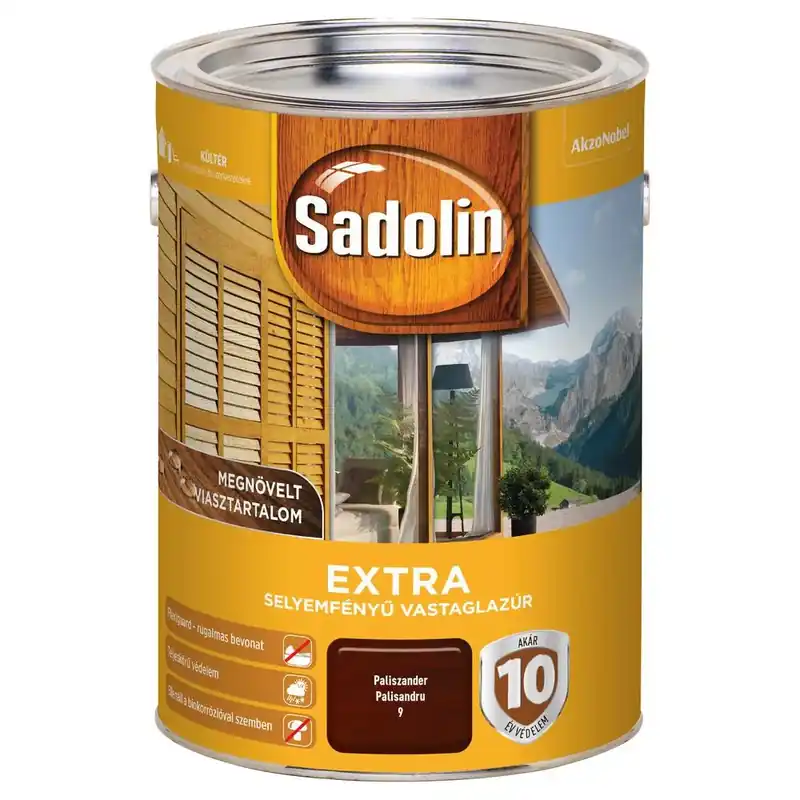 Kedvezmény Sadolin Extra paliszander 5 l selyemfényű vastaglazúr