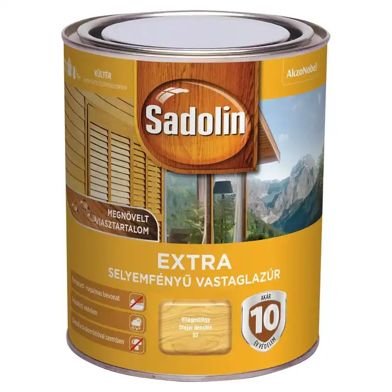 Legjobb ár Sadolin Extra világostölgy 0,75 l selyemfényű vastaglazúr