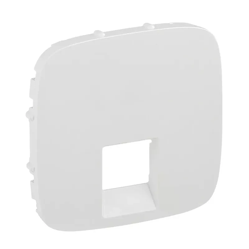Olcsóbb Legrand Valena Allure RJ11/RJ45 aljzat burkolat, Fehér (Legrand 755415)