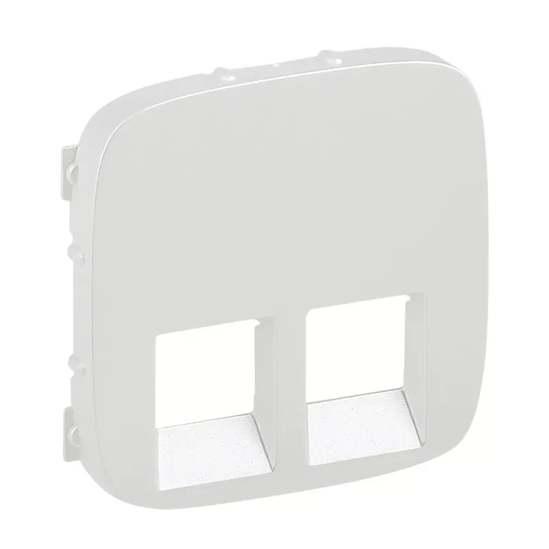 Legrand Valena Allure 2xRJ11/RJ45 aljzat burkolat, Gyöngyház (Legrand 755429) Kedvezmény