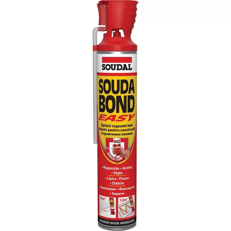 Szezonális akció Soudal Soudabond easy genius gun kézi ragasztóhab 750 ml