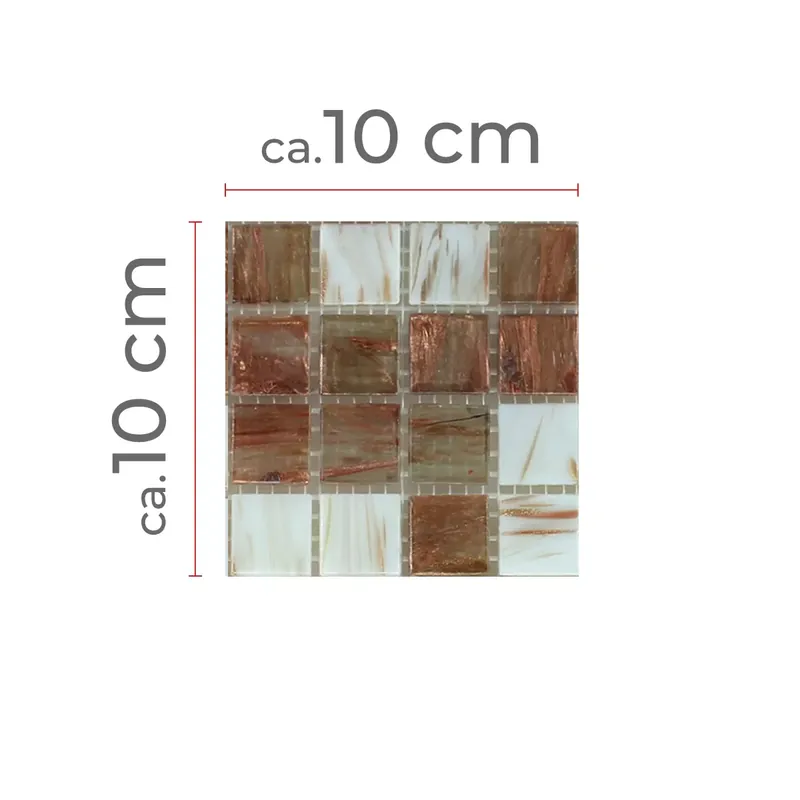 Expressz szállítás Minta tól től Mozaik Csempe Üveg Arany Star Hatás Fehér Bronz