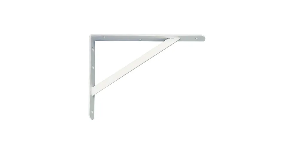 Biztonságos fizetés AMIG 9/5775 POLCTARTÓ KONZOL 400/275*30*4 FEHÉR NEHÉZ ÁTLÓVAL TB 225KG