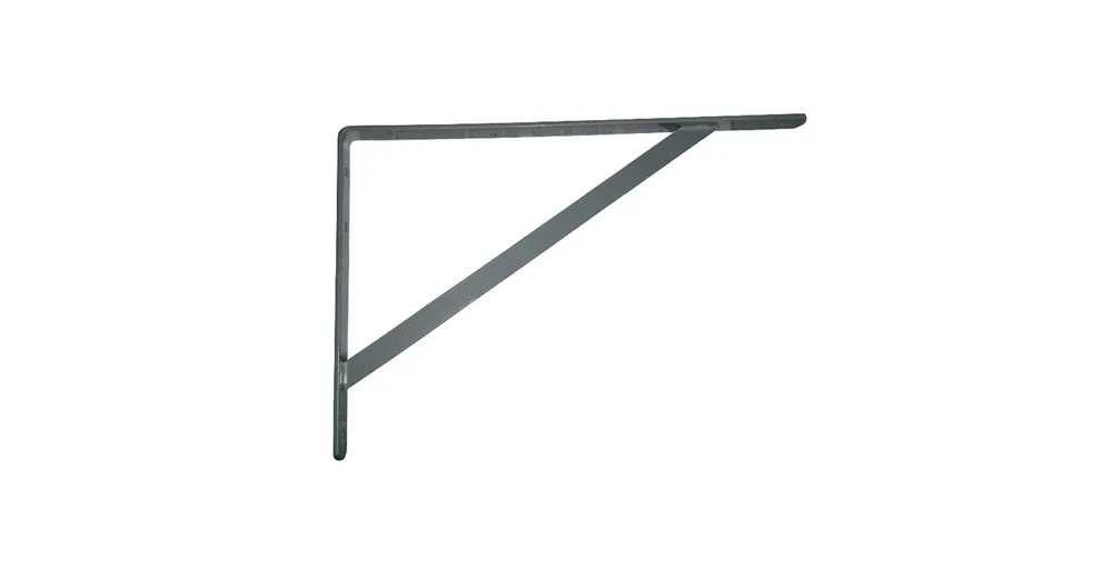 Árengedmény AMIG 9/8370 POLCTARTÓ KONZOL 600/375*40*4 EZÜST NEHÉZ ÁTLÓVAL TB 150KG