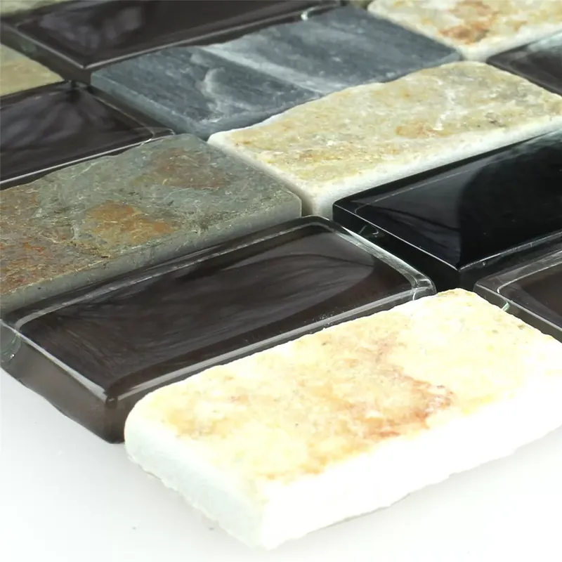 Minta tól től Mozaik Csempe Üveg Üveggolyó Barna Mix Gyors kiszállítás