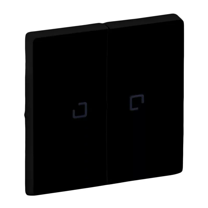 Bestseller Legrand Valena Life kettős fényjelzős billentyű, fekete (Legrand 756222)