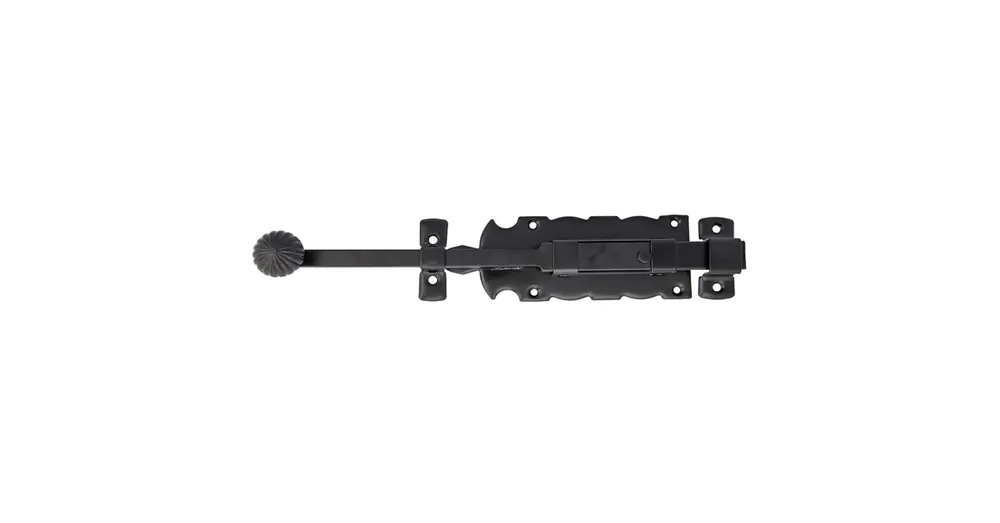 Olcsó AMIG 410/6103 TOLÓZÁR LAPOS 250*60mm FEKETE KOVÁCSOLT VAS JELLEGŰ