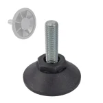 Prémium BÚTORLÁBCSAVAR D70/M12*75 ÁLLÍTHATÓ FEKETE TB 150kg MAGYAR K70/M12x75