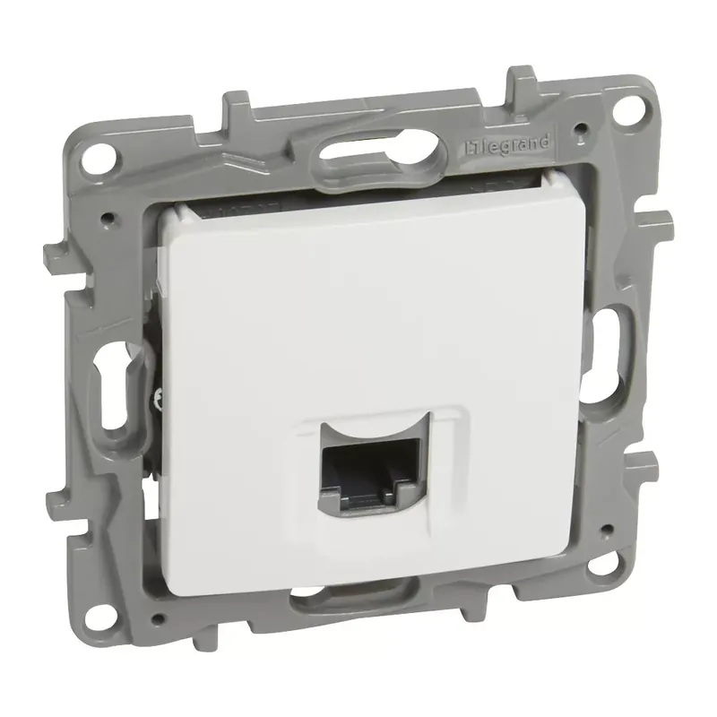 Biztonságos vásárlás Legrand Niloé RJ45 Cat.5 UTP csatlakozóaljzat, fehér (Legrand 764571)
