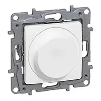 Legrand Niloé forgatógombos fényerőszabályzó 5 - 300 W (izzó, halogén), 2-vezetékes, fehér (Legrand 764588) Utolsó esély