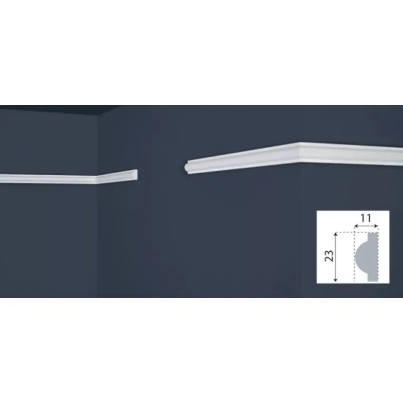 Biztonságos fizetés Díszléc ME27 23mmx11mm 2m/szál