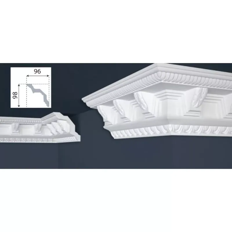 Legnépszerűbb Díszléc MB22 98mmx96mm 2m/szál