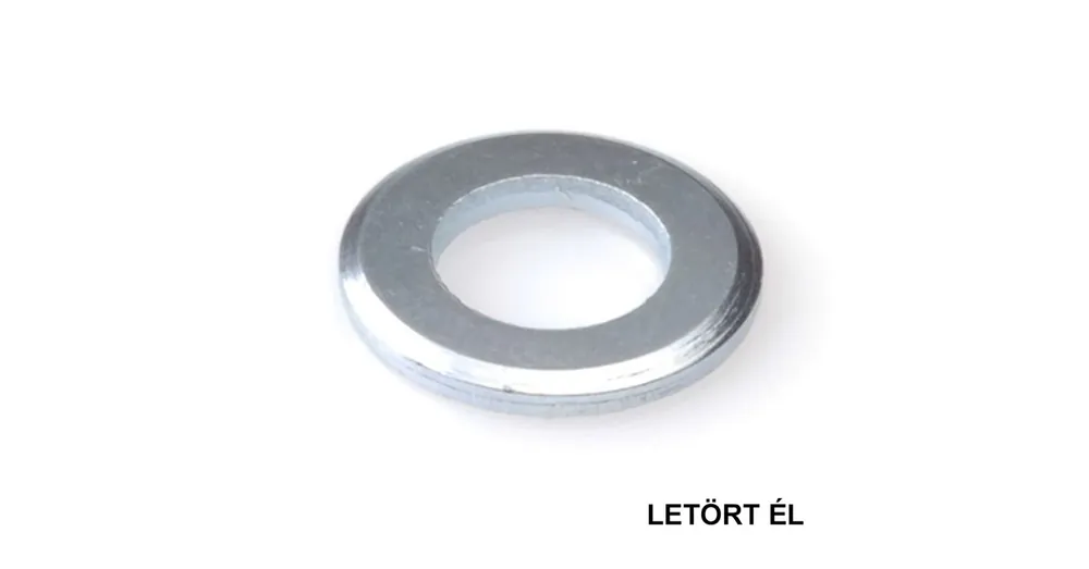 Biztonságos vásárlás LAPOS ALÁTÉT STANDARD M8(D8.4) DIN 125B HG. LETÖRT ÉLLEL IMPORT