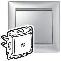 Legrand Valena TV aljzat átm alumínium (Legrand 770131) Legjobb ár