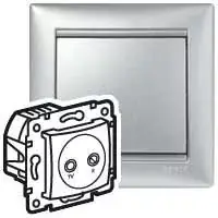 Legrand Valena TV-RD aljzat végz 10dB alumínium (Legrand 770133) Olcsóbb