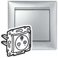 Legrand Valena TV-RD-SAT aljzat végzáró 10 dB, alumínium (Legrand 770136) Expressz kézbesítés