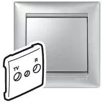 Legrand Valena TV-RD burkolat alumínium (Legrand 770142) Ne maradj le