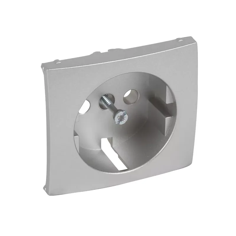Legrand Valena 2P+F aljzat burkolat, alumínium (Legrand 770253) Újdonság