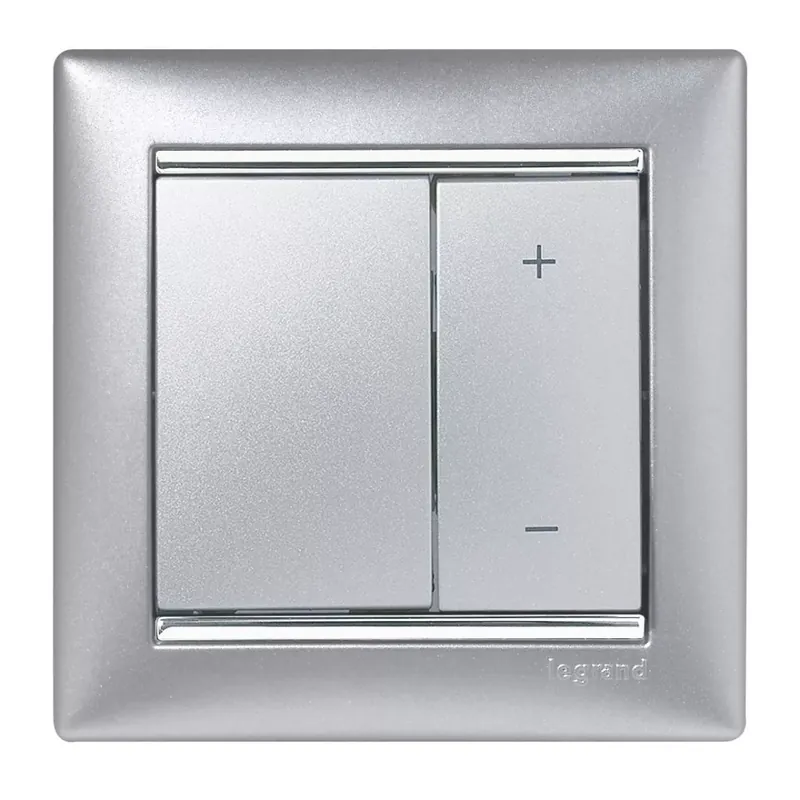 Legrand Valena fényerőszabályzó 600W izzólámpához alumínium (Legrand 770274) Akciós ár