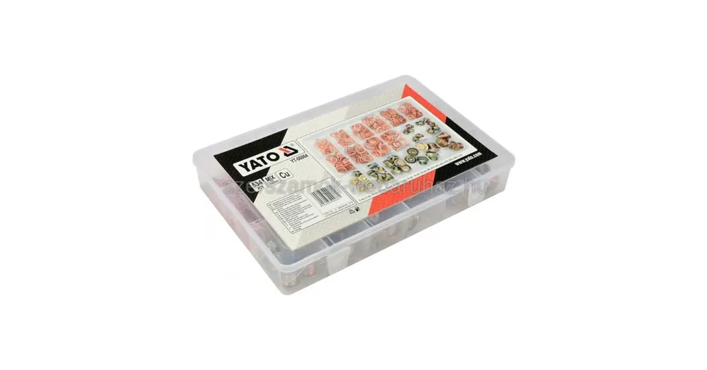 YATO 06864 RÉZ ALÁTÉT ÉS OLAJTEKNŐ CSAVAR D6-D20 - M8-M20 /534DB-OS KLT Kedvezmény
