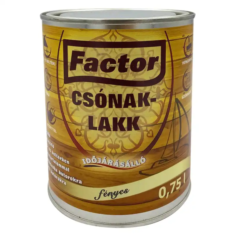 Factor Csónaklakk 0,75 l Korlátozott ajánlat