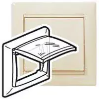 Legrand Valena IP44 egyes keret elefántcsont (Legrand 774350) Biztonságos fizetés