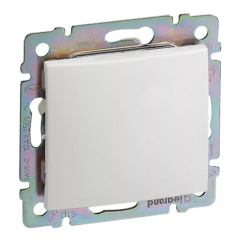 Legrand Valena egypólusú nyomó fehér (Legrand 774411) Olcsóbb