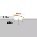 Végkiárusítás Pr8 Szintkülönbséget Áthidaló Profil A1 Ezüst 0,93 M