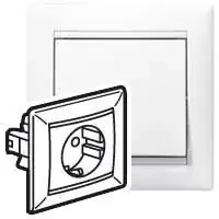 Legrand Valena 2P+F csatlakozóaljzat monoblokk, fehér (Legrand 774423) Legjobb ár